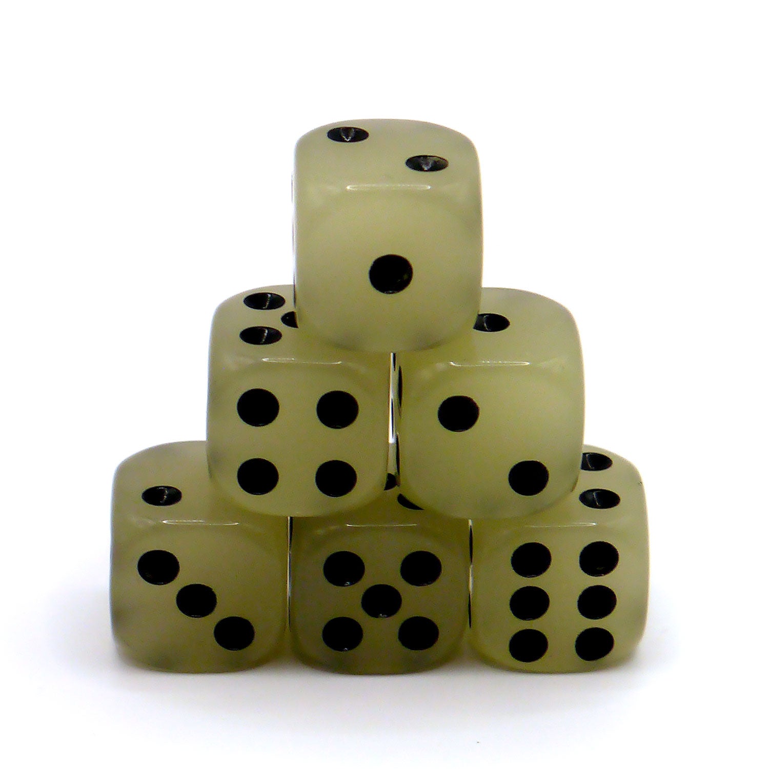 dice4friends-d6-augenw-rfel-set-glow-in-the-dark-6-w-rfel image 1