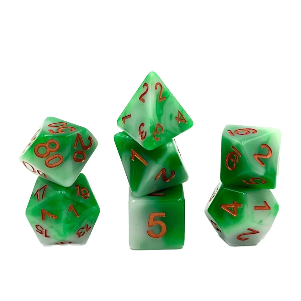 dice4friends-7-teiliges-rpg-w-rfelset-pine-needle-7-w-rfel-mehrfarbig image 1