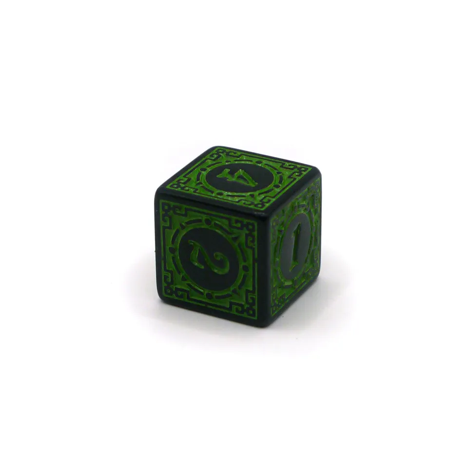 dice4friends-magic-flame-green-d6-w-rfel-15mm-gr-n image 1