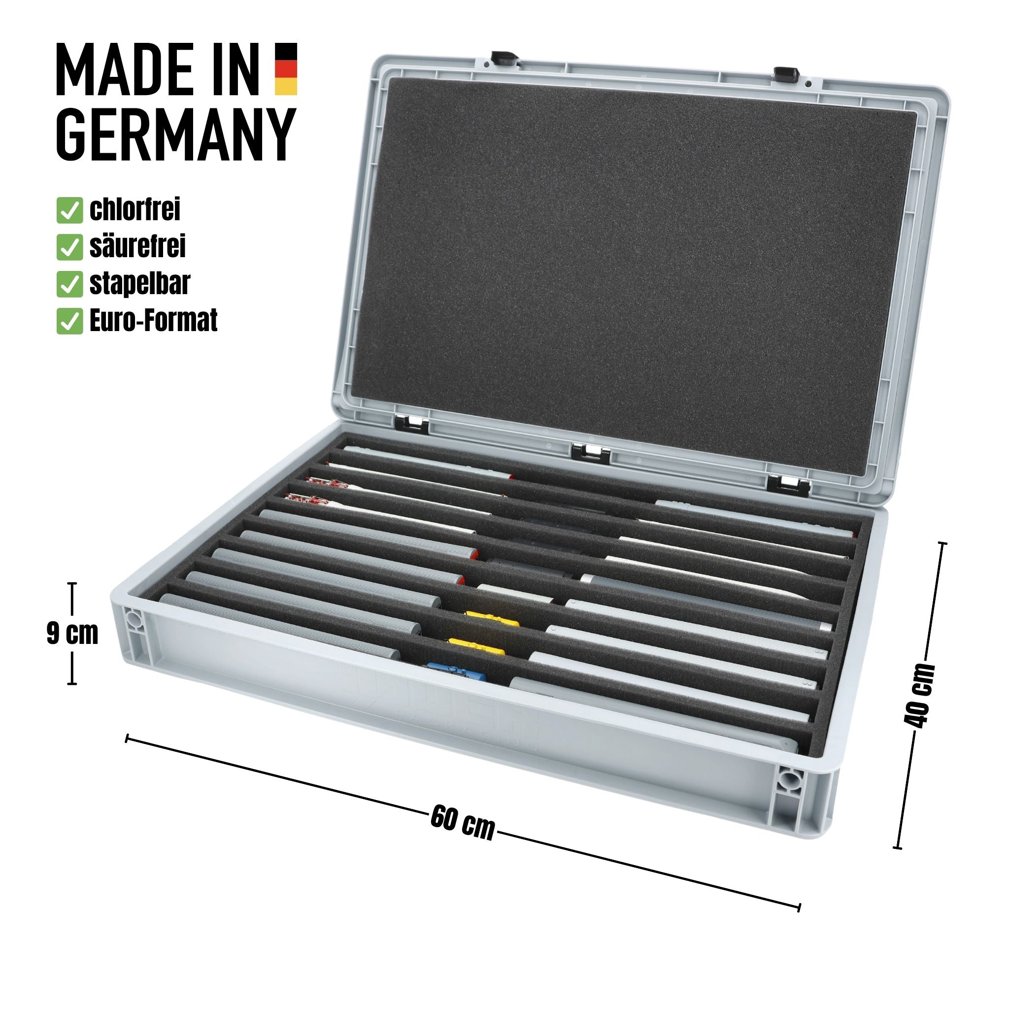 feldherr-model-train-tt-aufbewahrungsbox-eurobox-60x40-9-f-cher image 2