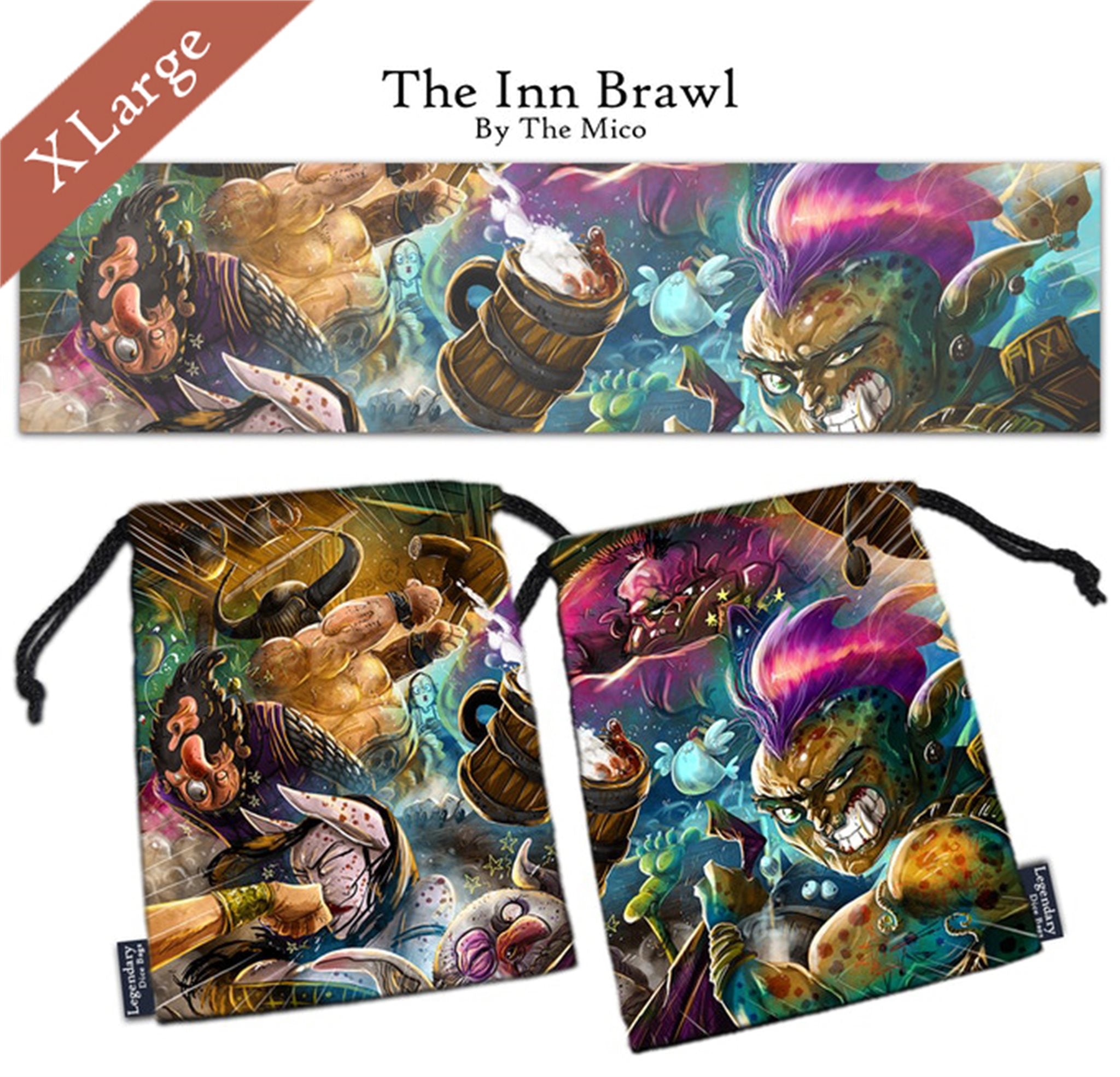 drawlab-legendary-dice-bags-the-inn-brawl-w-rfelbeutel-xl-18-cm image 1