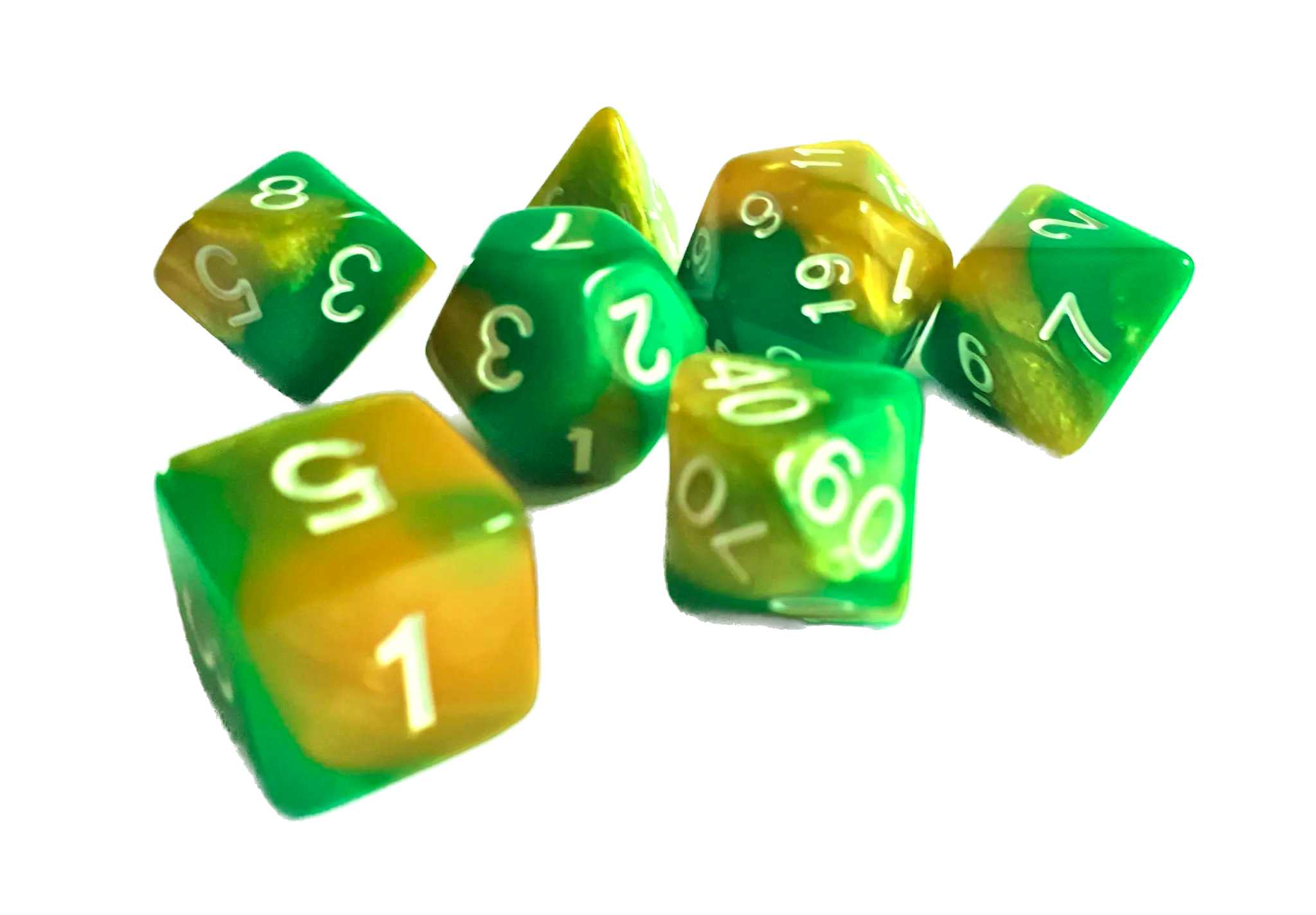 dice4friends-7-teiliges-rpg-w-rfel-sets-green-samba-mehrfarbig image 1