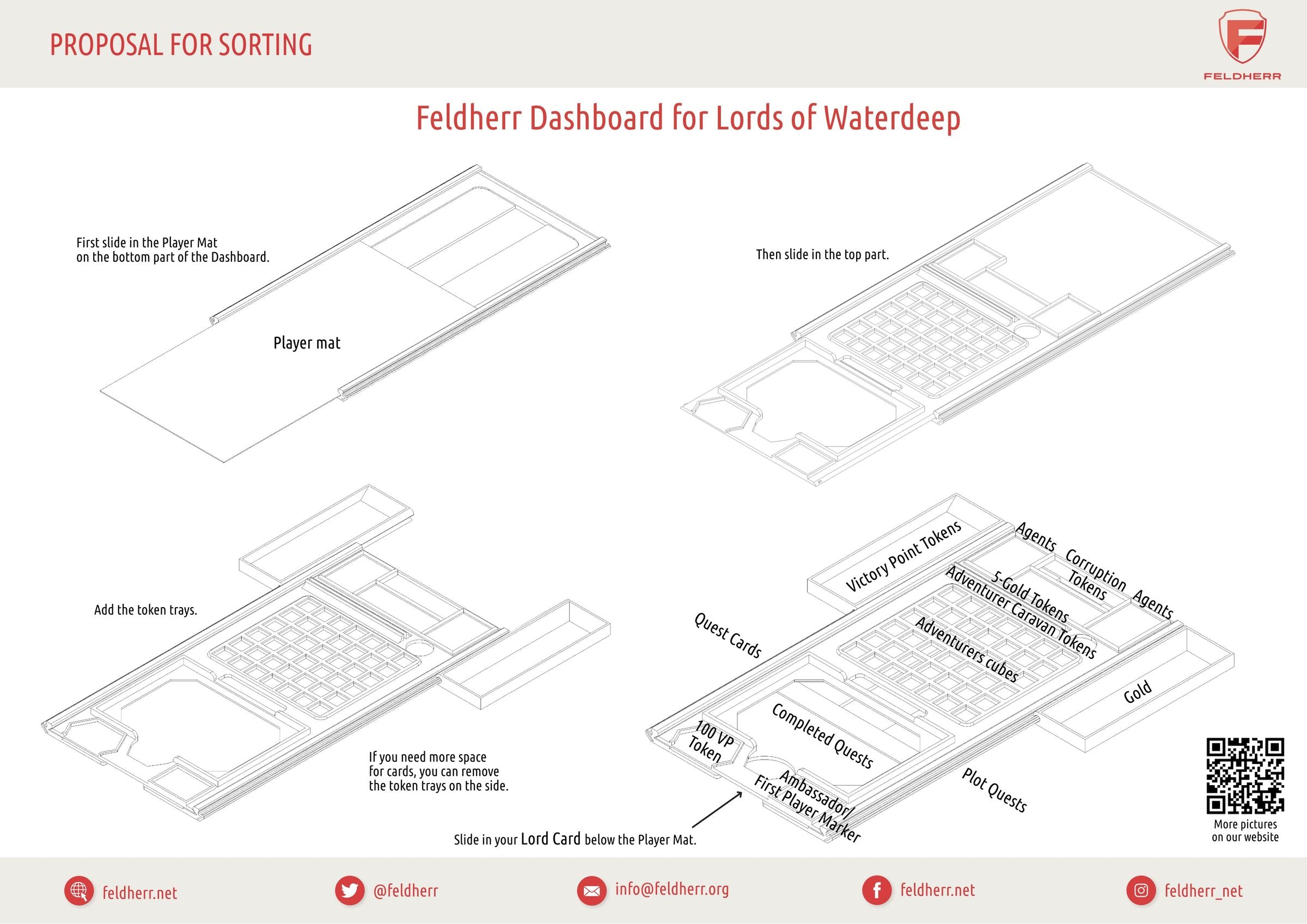 feldherr-accessories-dashboard-lords-of-waterdeep-1er-pack image 3