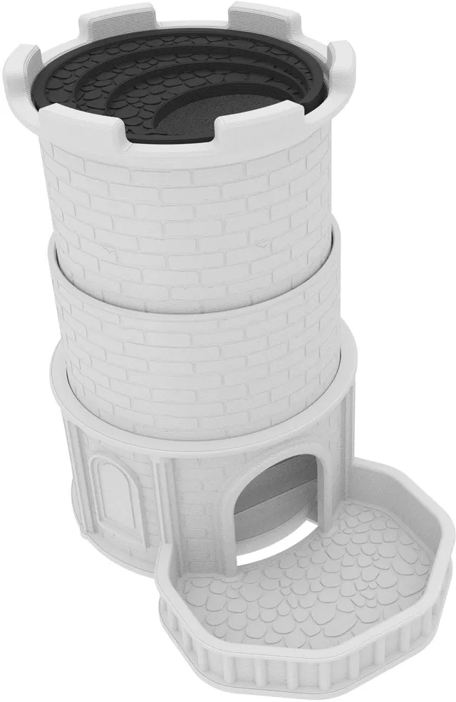 feldherr-castle-of-mystery-dice-tower-w-rfelturm-faltbar image 1