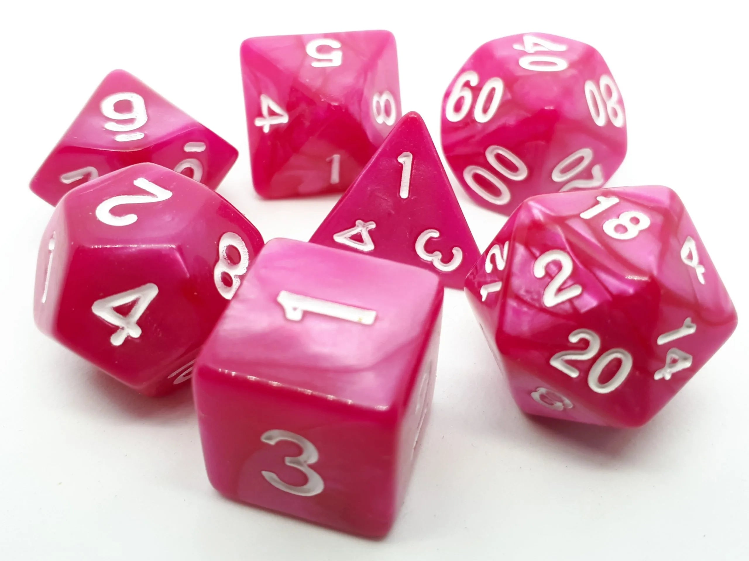 dice4friends-rpg-w-rfelset-pearl-pink-white-w-rfel-7-teilig image 2