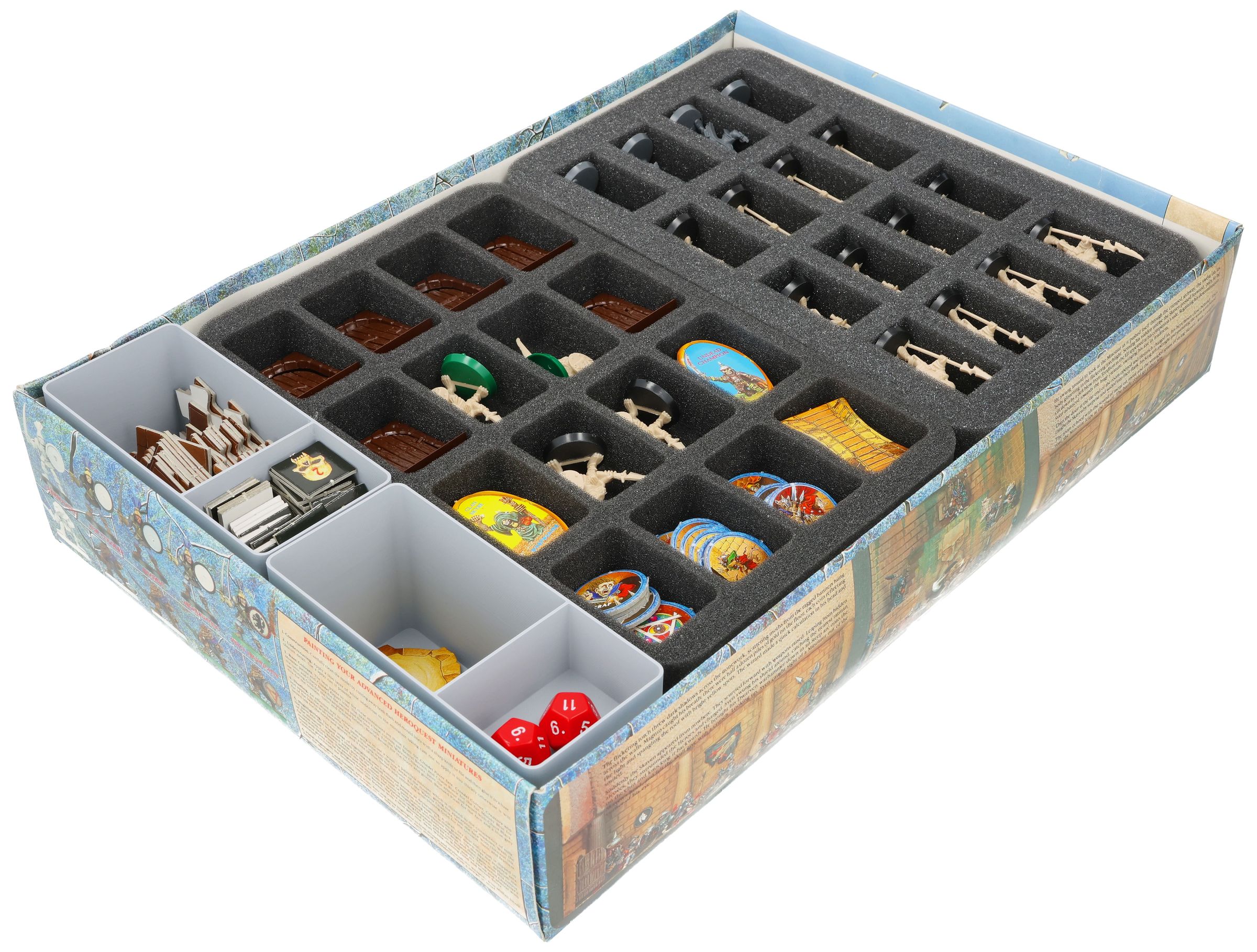 feldherr-foam-trays-advanced-heroquest-schaumstoffset-kernspielbox image 1