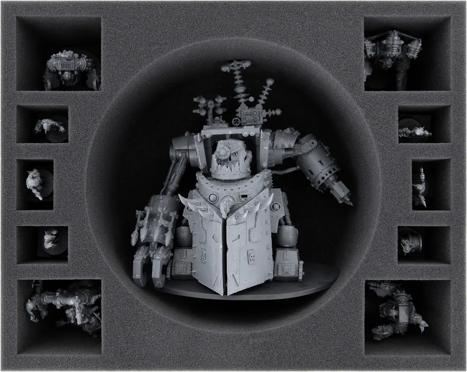 feldherr-schaumstoff-set-morkanaut-gorkanaut-orks-warhammer-2-teilig image 1