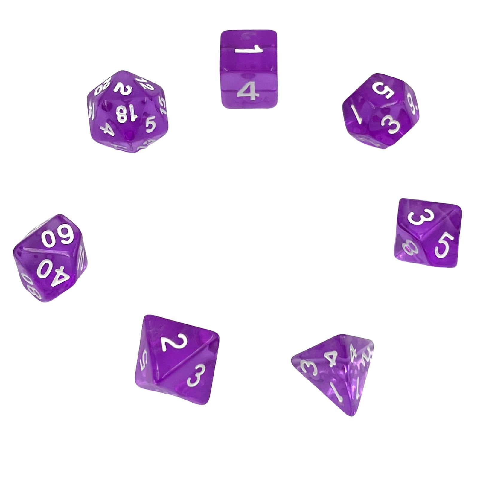 dice4friends-7-teiliges-rpg-w-rfelset-transparent-light-purple image 2