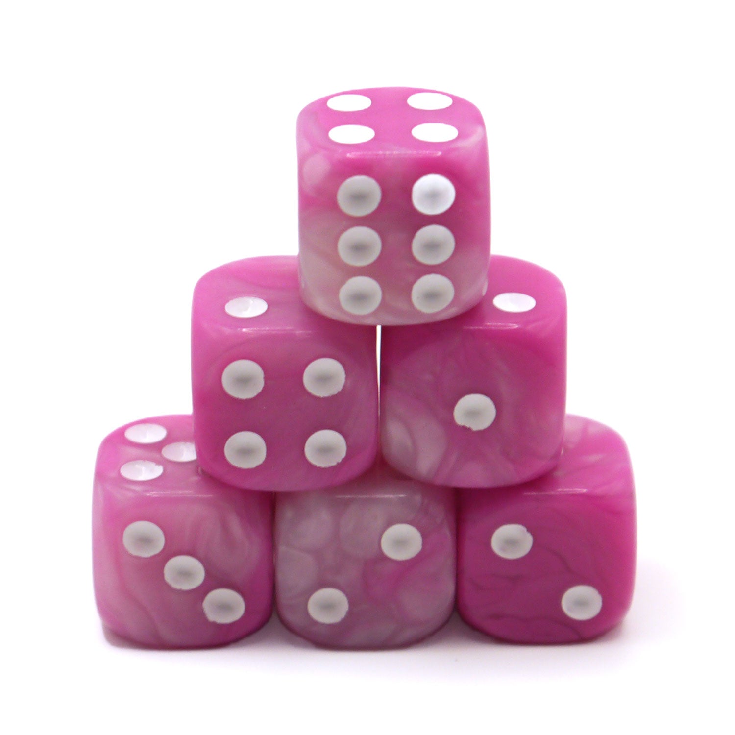 dice4friends-two-toned-d6-w-rfelset-pink-white-6x-16mm image 1