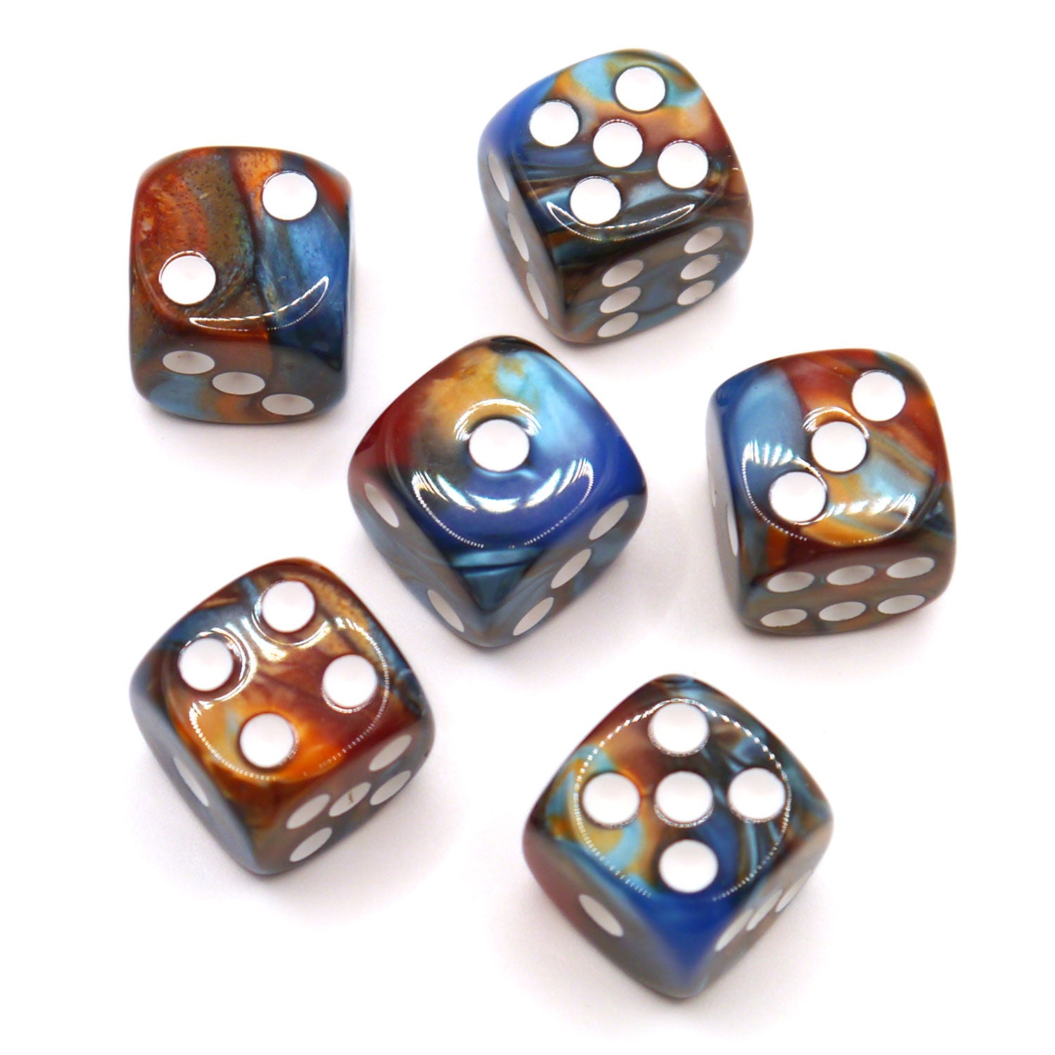 dice4friends-rusty-blue-d6-augenw-rfel-6er-set-16mm image 2