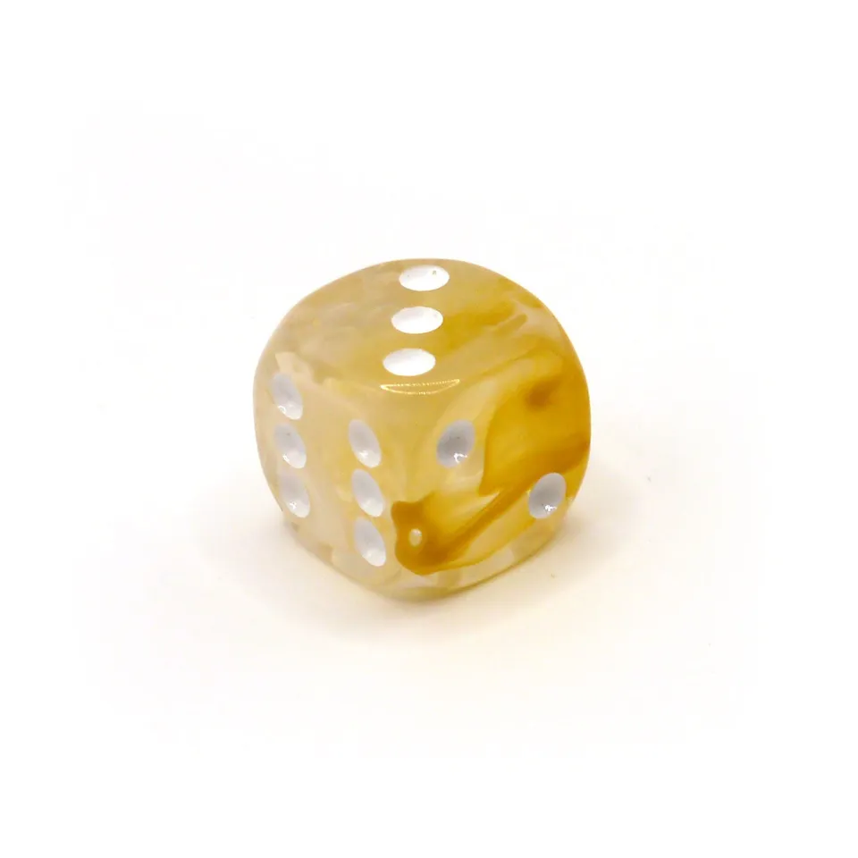 dice4friends-d6-wu00fcrfel-starlight-amber-16mm-transparent-gelb image 1