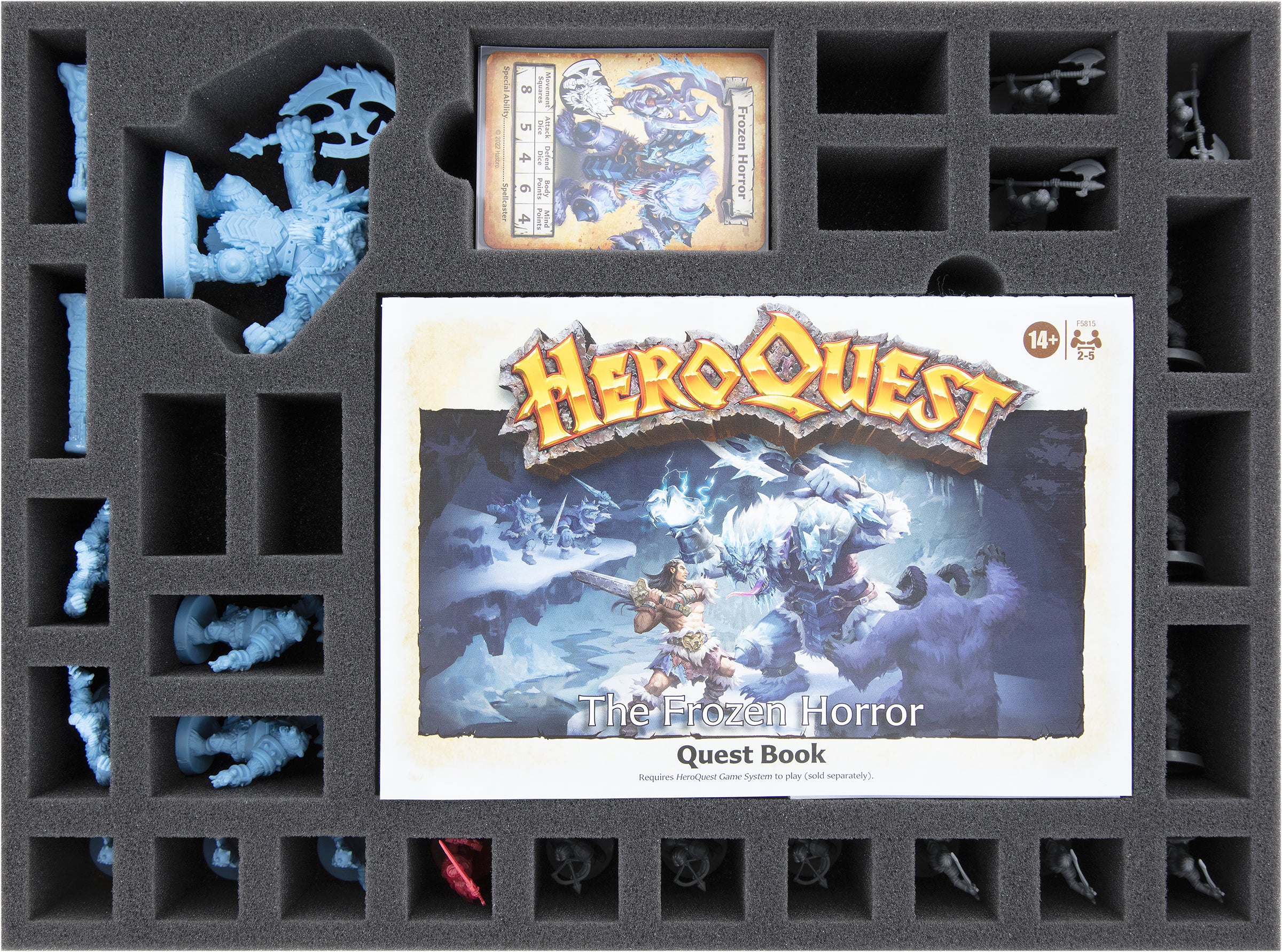 feldherr-schaumstoffset-heroquest-frozen-horror-kartenhalter-35-karten image 2