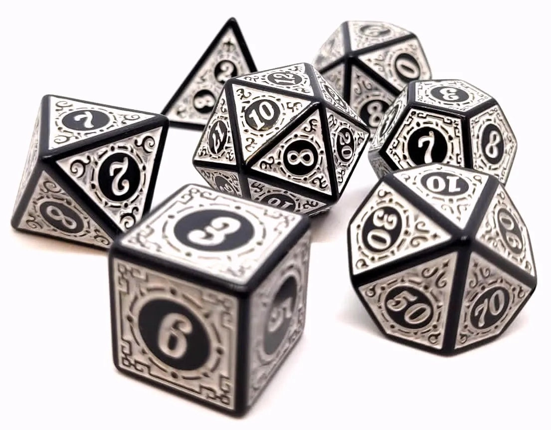 dice4friends-magic-flame-w-rfelset-white-7-teilig-wei-schwarz image 2