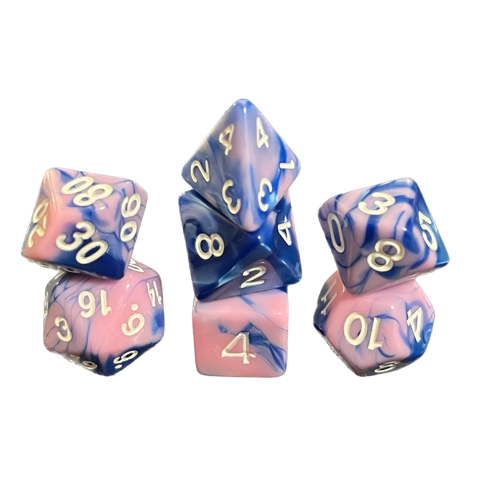 dice4friends-7-teiliges-rpg-w-rfelset-pink-galaxy-w-rfel-verlauf image 1