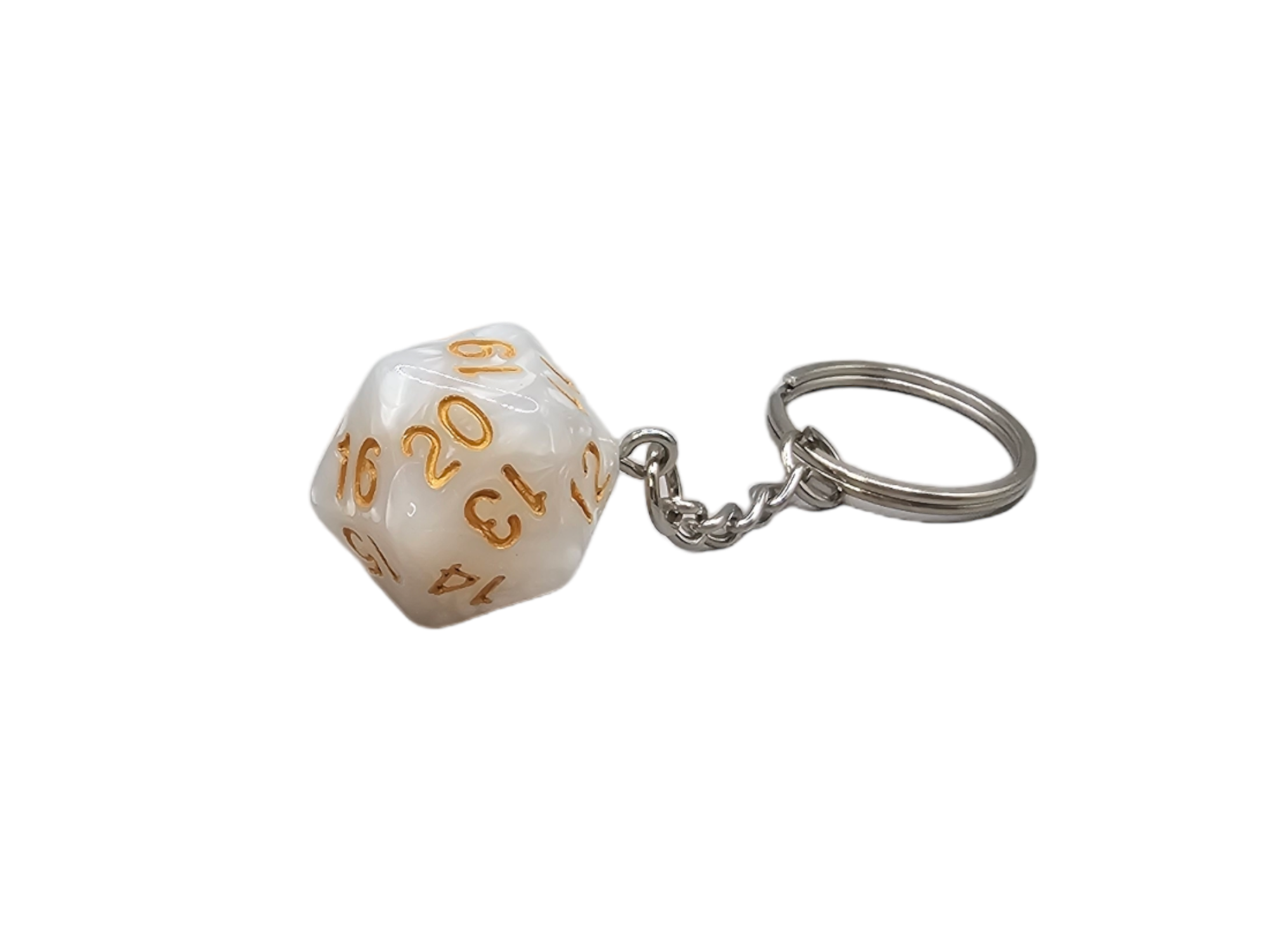 dice4friends-d20-spindown-keychain-w-rfelanh-nger-wei-gold image 1