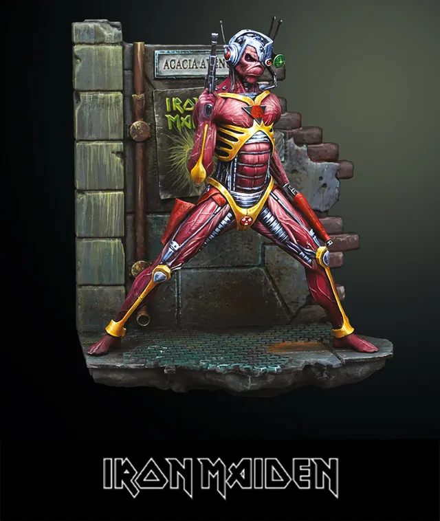 drawlab-iron-maiden-miniatures-somewhere-in-time-miniatur-75mm image 1