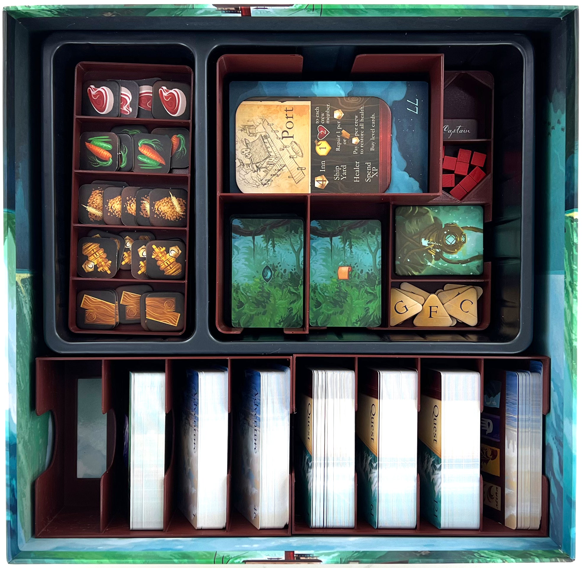 feldherr-organizer-sleeping-gods-kickstarter-gesleevt-core-box image 2