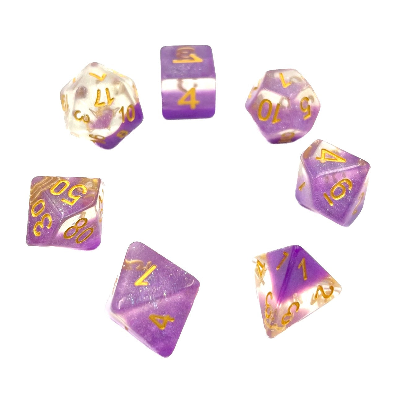 dice4friends-rpg-w-rfelset-galaxy-snowflake-purple-7-tlg image 2