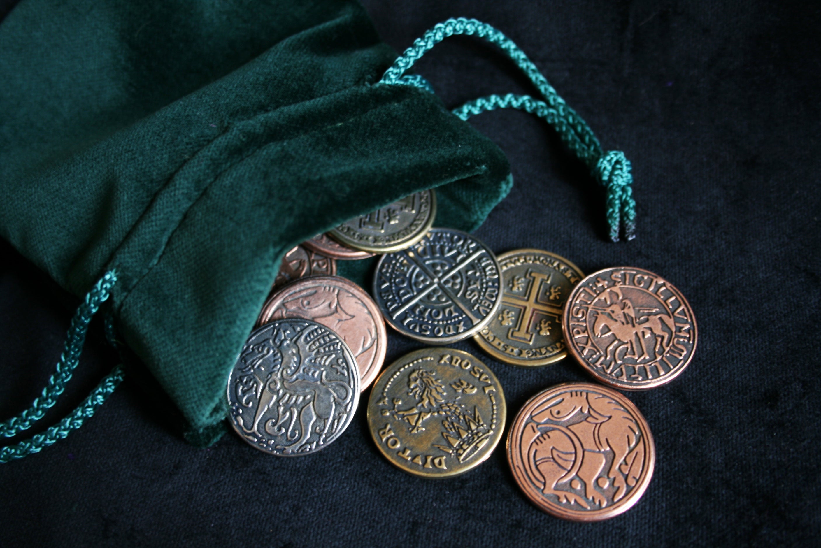 drawlab-legendary-metal-coins-medieval-set-metallm-nzen-20er image 3