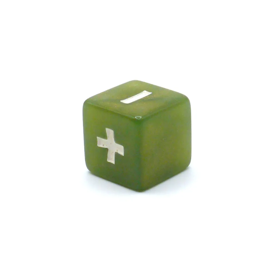 dice4friends-fate-fudge-powder-green-w-rfel-15-mm-gr-n image 1