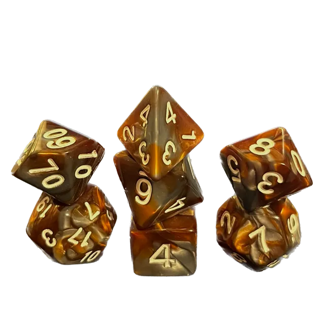 dice4friends-7-teiliges-rpg-w-rfelset-rusty-shine-w-rfel-mehrfarbig image 1