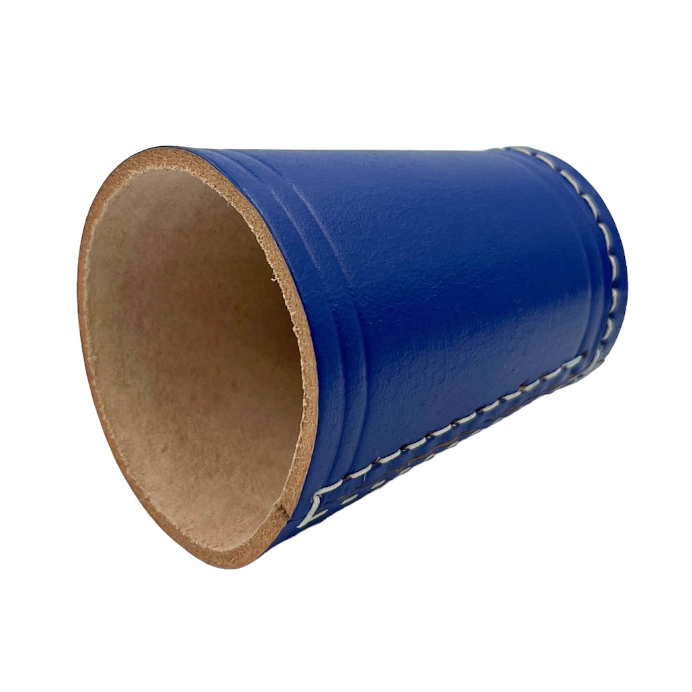 dice4friends-w-rfelbecher-blau-b-ffelleder-lederbecher image 2