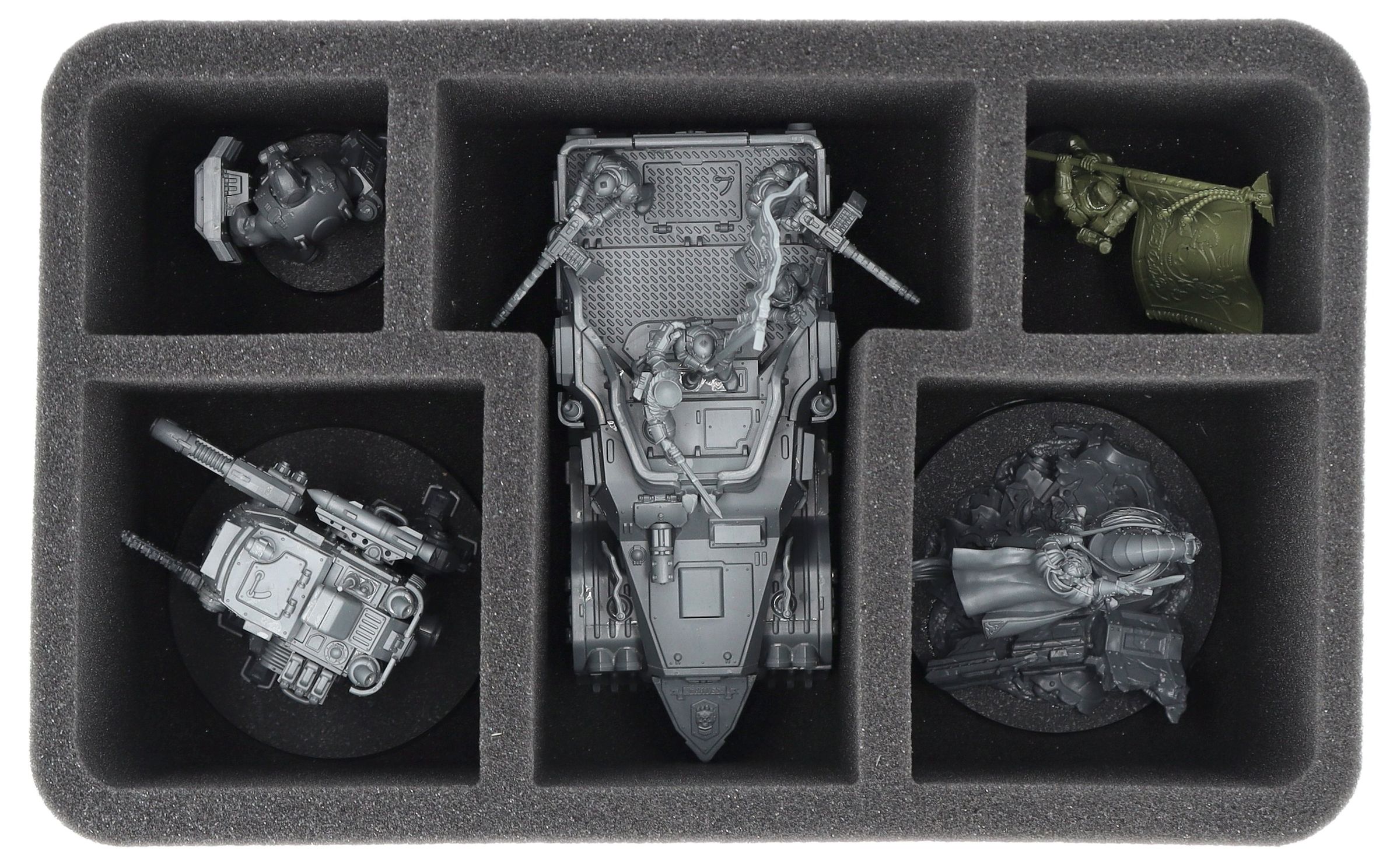 feldherr-foam-trays-hs125a001-astra-militarum-5-f-cher-125mm image 2