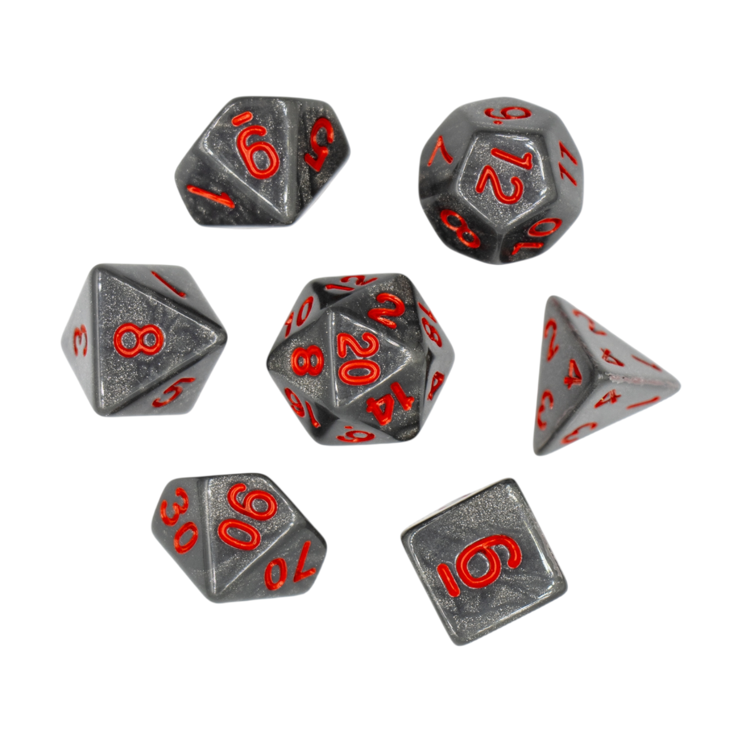 dice4friends-galaxy-rpg-w-rfelset-graphite-glitzer-7-teilig image 1