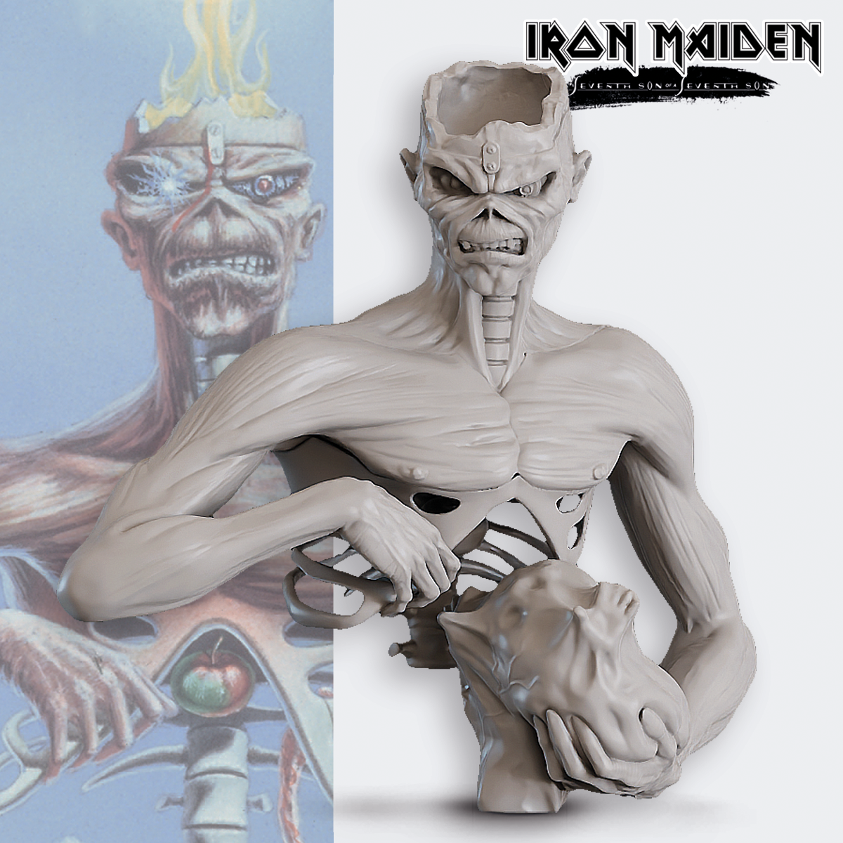 drawlab-iron-maiden-seventh-son-of-a-seventh-son-b-ste-resin-1-12 image 7