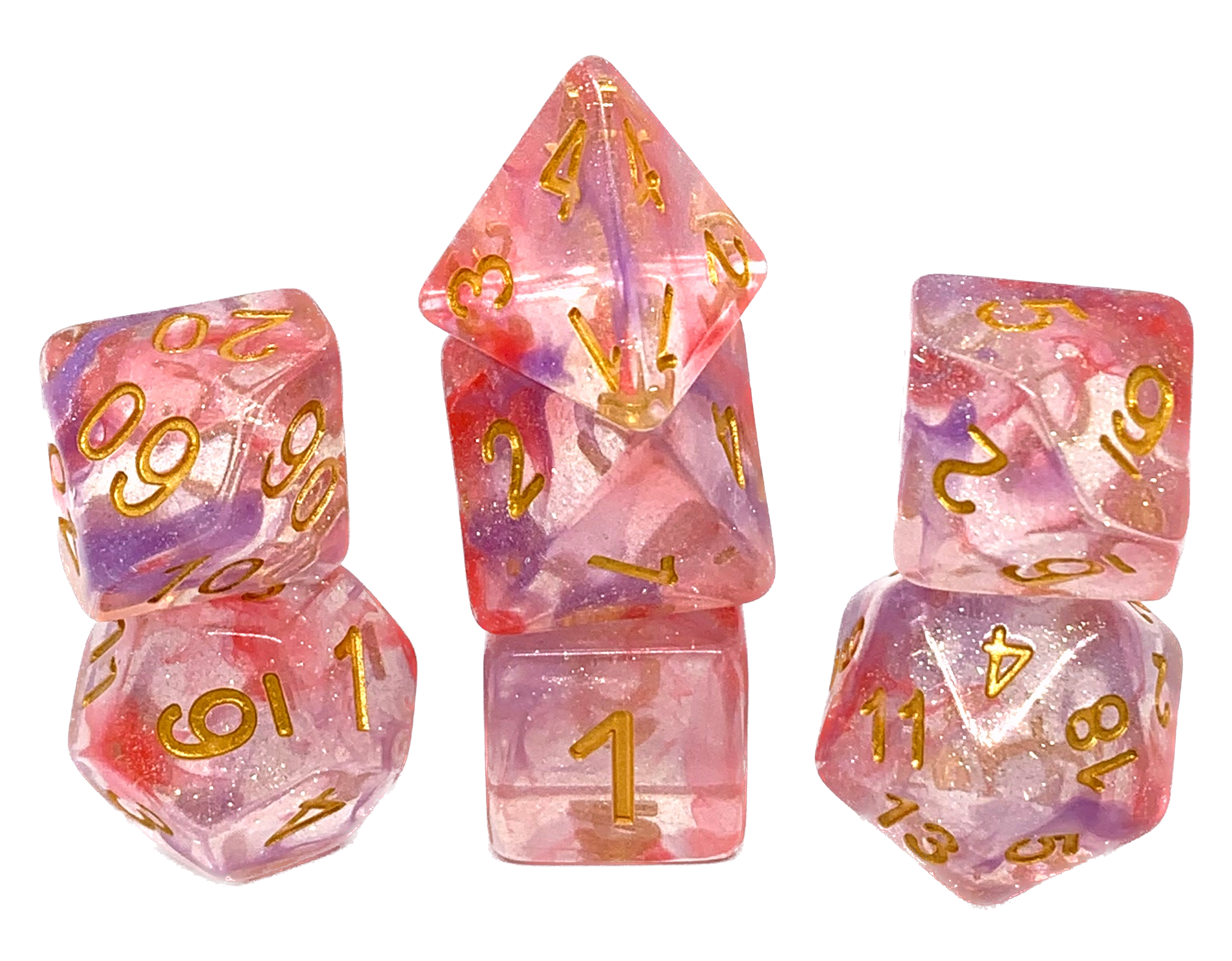 dice4friends-7-teiliges-rpg-w-rfelset-galaxy-luminous-ruby image 1
