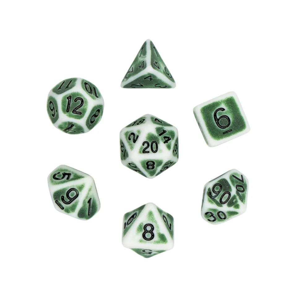 dice4friends-7-teiliges-rpg-w-rfelset-ancient-flintstone-green image 1