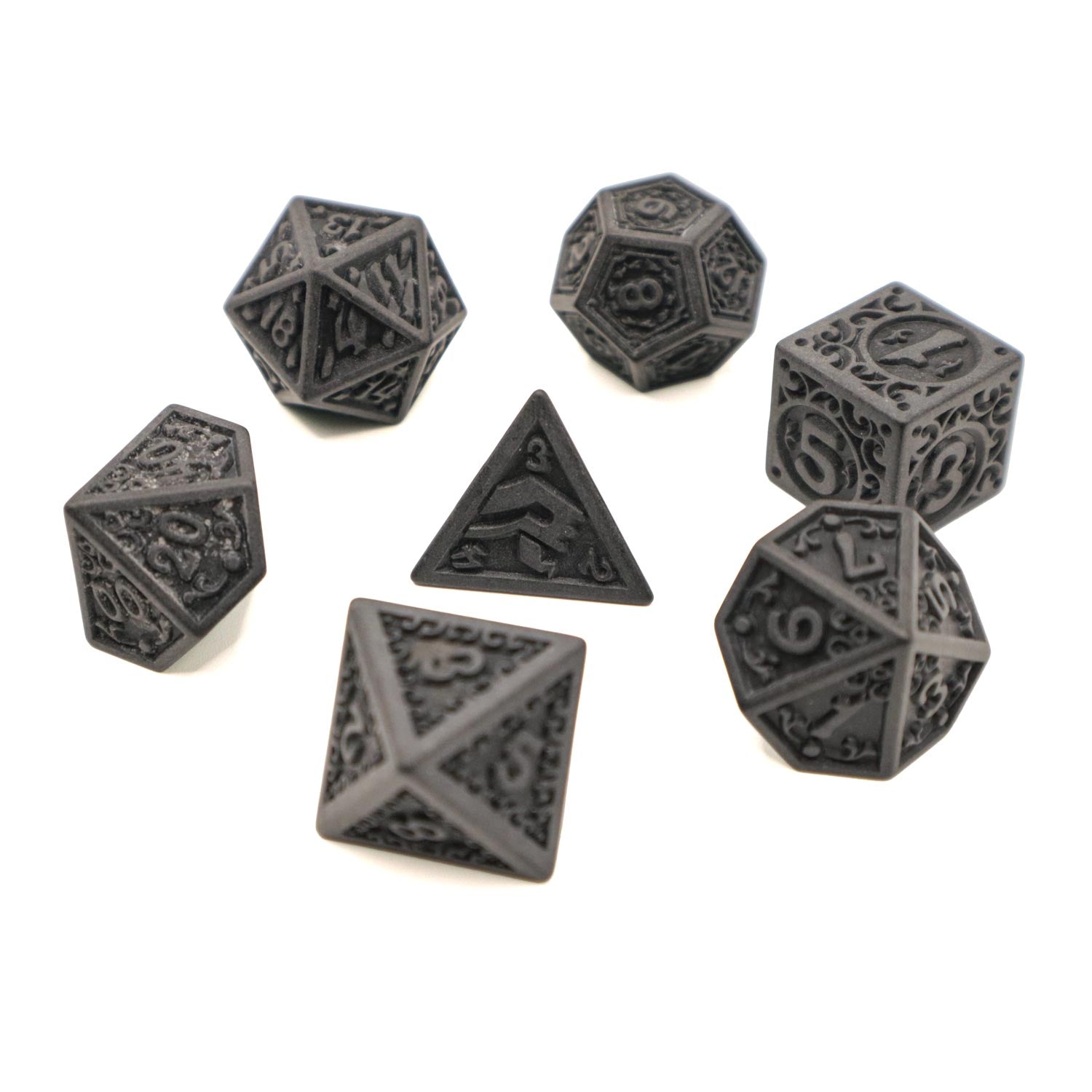 dice4friends-rpg-w-rfelset-7-teilig-magic-flame-black image 2