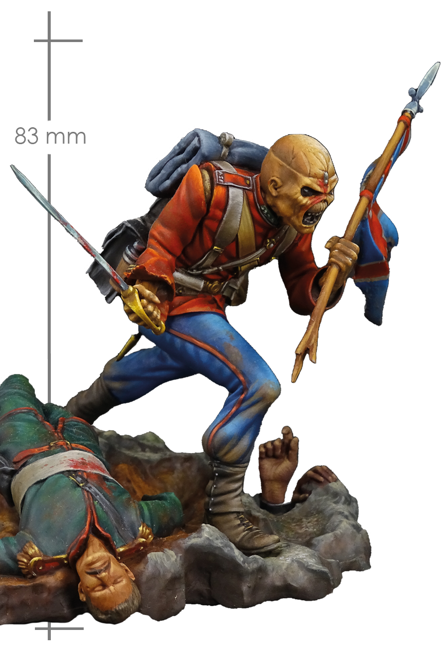 iron-maiden-miniatures-the-trooper-miniatur-75mm-resin-unbemalt image 5