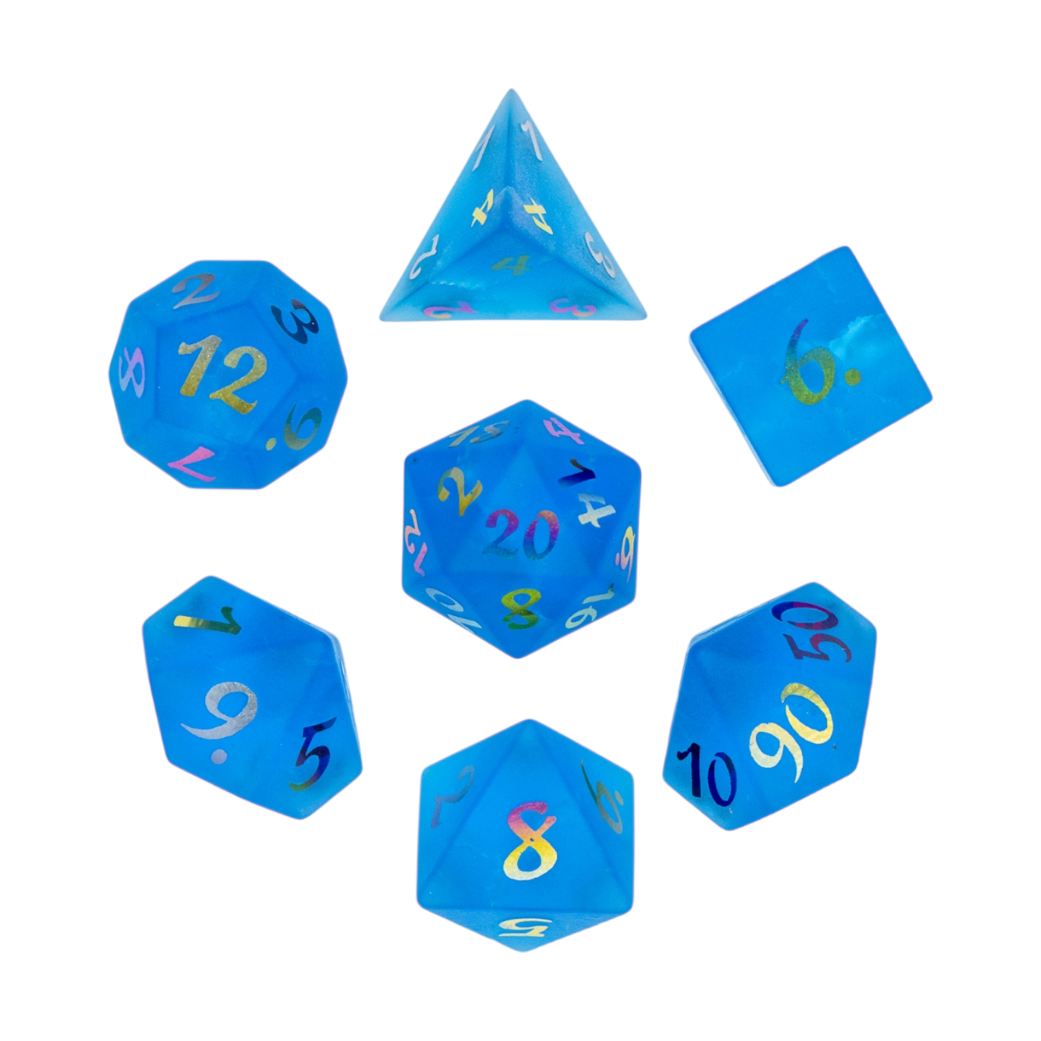 dice4friends-edelstein-w-rfelset-crystal-glass-blue-7-teilig image 3