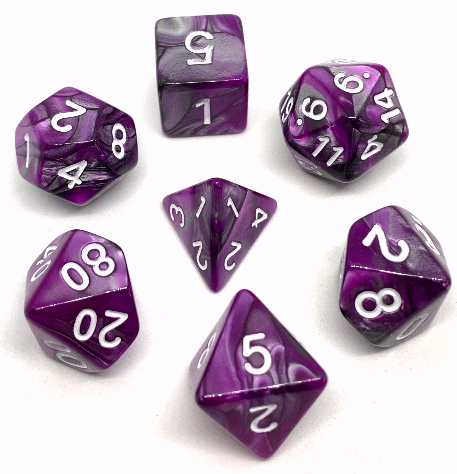 dice4friends-racing-purple-w-rfelset-7-teilig-lila-grau image 2