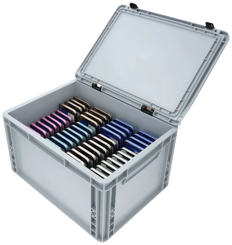 feldherr-euro-box-handy-hotel-48-smartphones-schaumstoff image 1