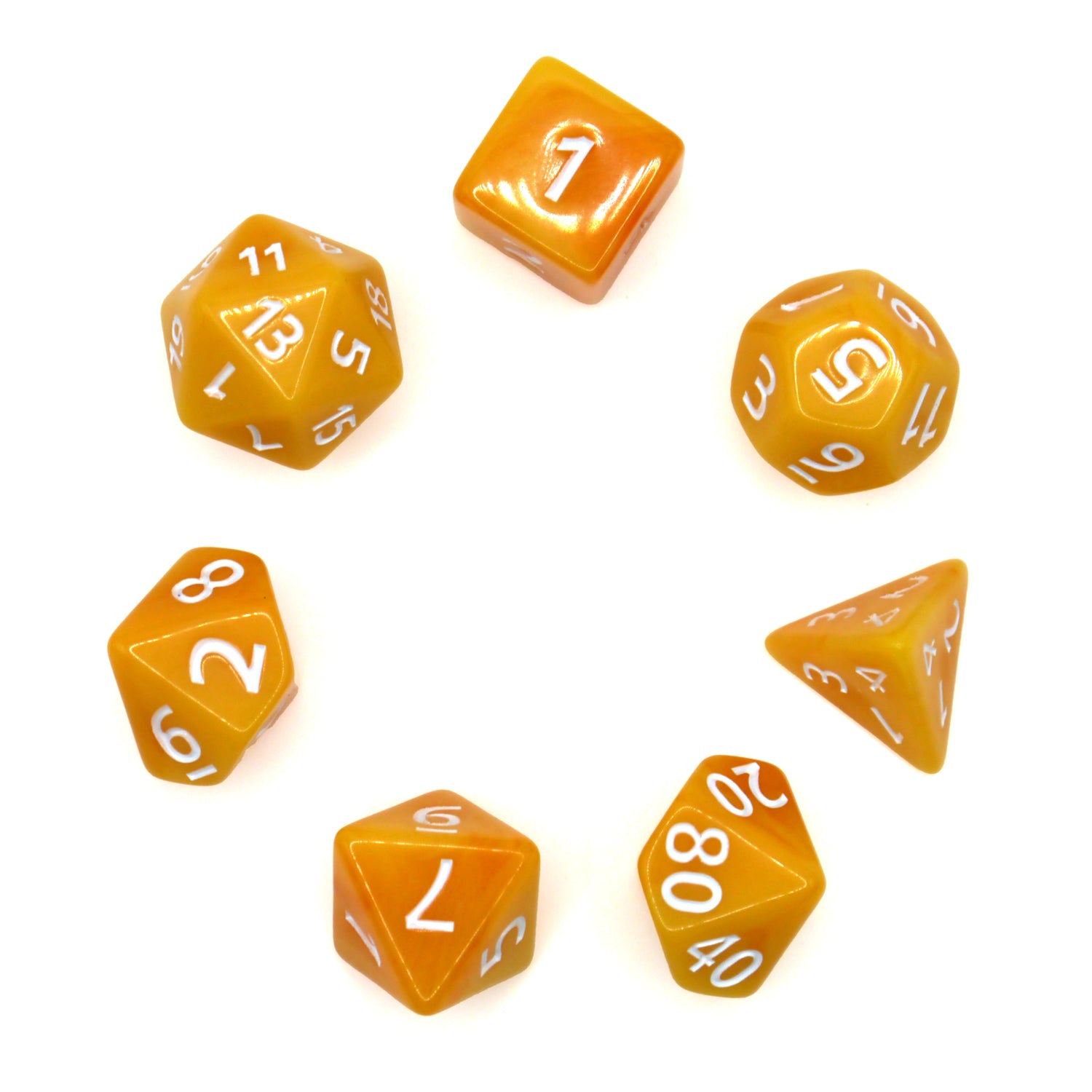 dice4friends-7-teiliges-rpg-w-rfelset-fruity-orange-gum-w-rfel-orange image 3