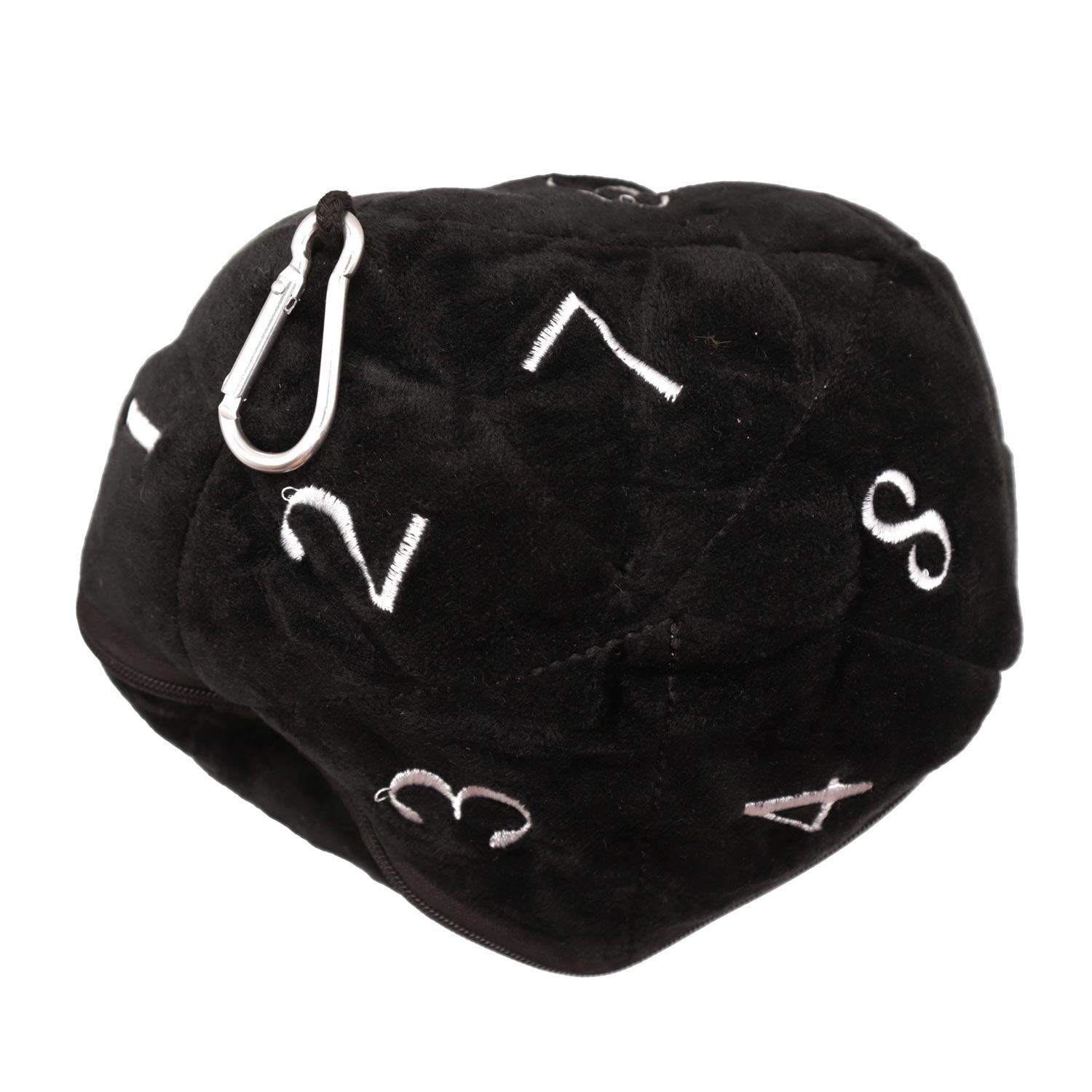 dice4friends-accessoires-w-rfelbeutel-d20-schwarz-19cm image 1