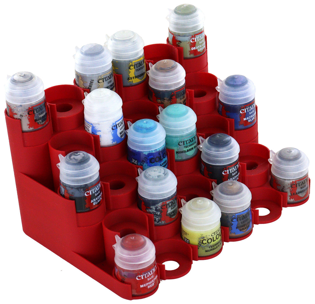 feldherr-paint-rack-f-r-28-citadel-farbt-pfe-st-nder-schwarz image 1