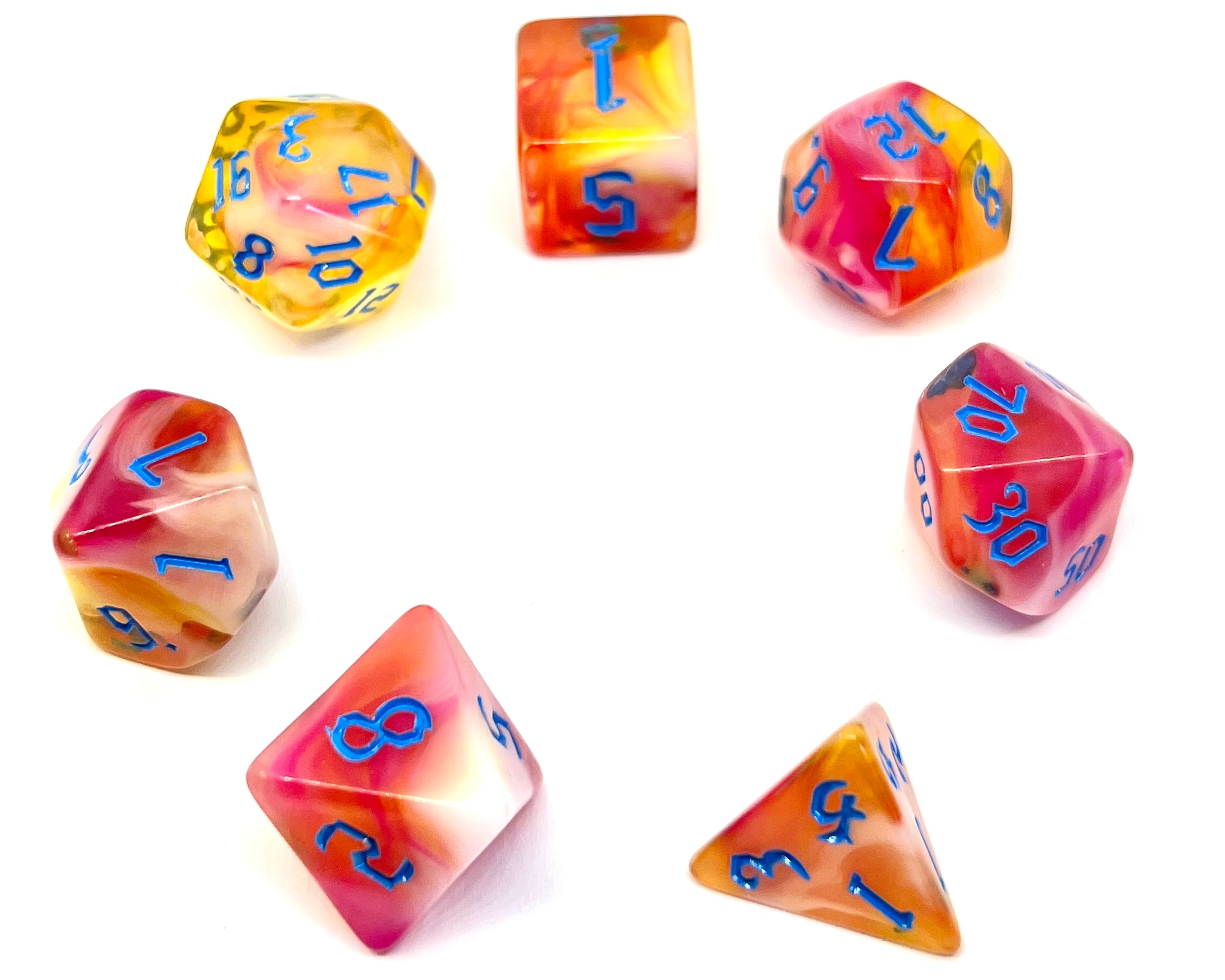 dice4friends-7-teiliges-rpg-w-rfelset-cinnia-fairy-mehrfarbig image 2