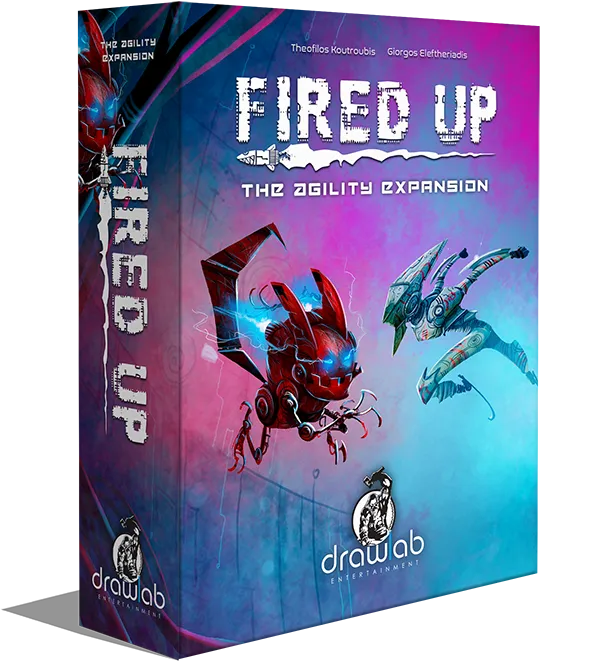 drawlab-fired-up-agility-expansion-erweiterung-kartenspiel image 1