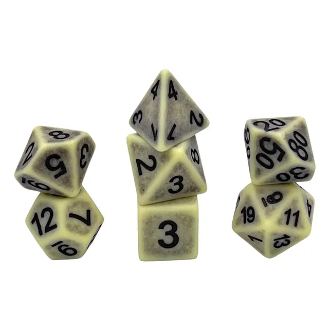 dice4friends-rpg-w-rfelset-ancient-yellow-apatite-7-teilig-gelb image 1