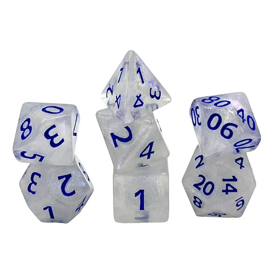 dice4friends-7-teiliges-rpg-w-rfelset-frosted-polar-crush-glitzer image 1