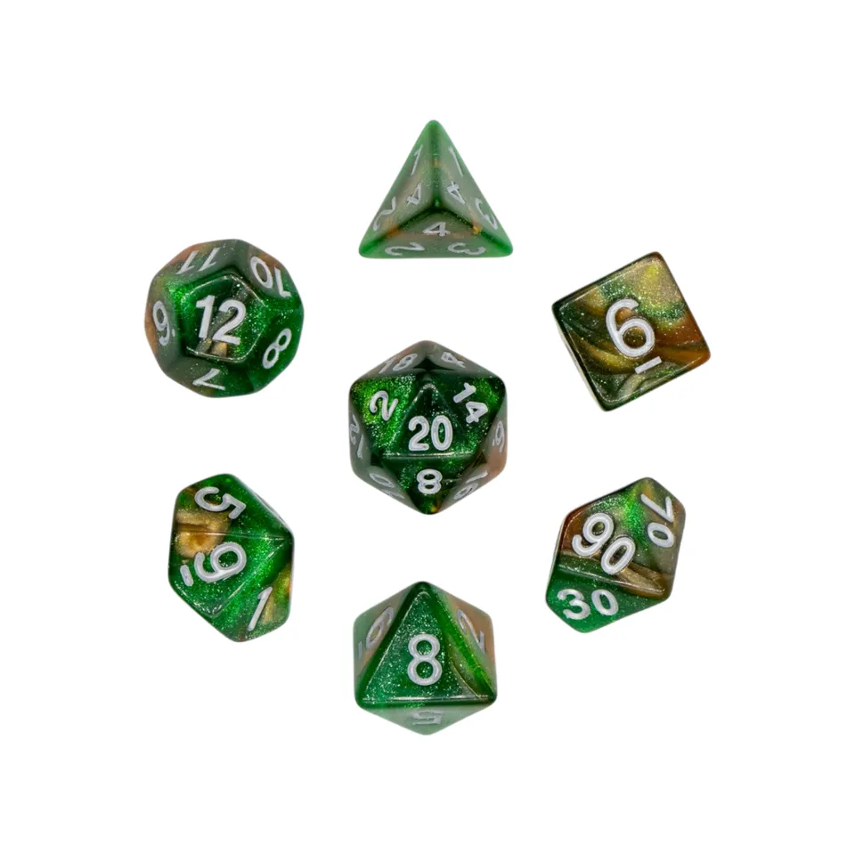 dice4friends-galaxy-emerald-vale-w-rfelset-7-teilig-dunkelgr-n image 1