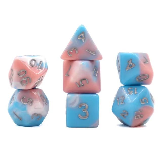 dice4friends-7-teiliges-rpg-w-rfelset-cotton-candy-mehrfarbig-7-w-rfel image 1