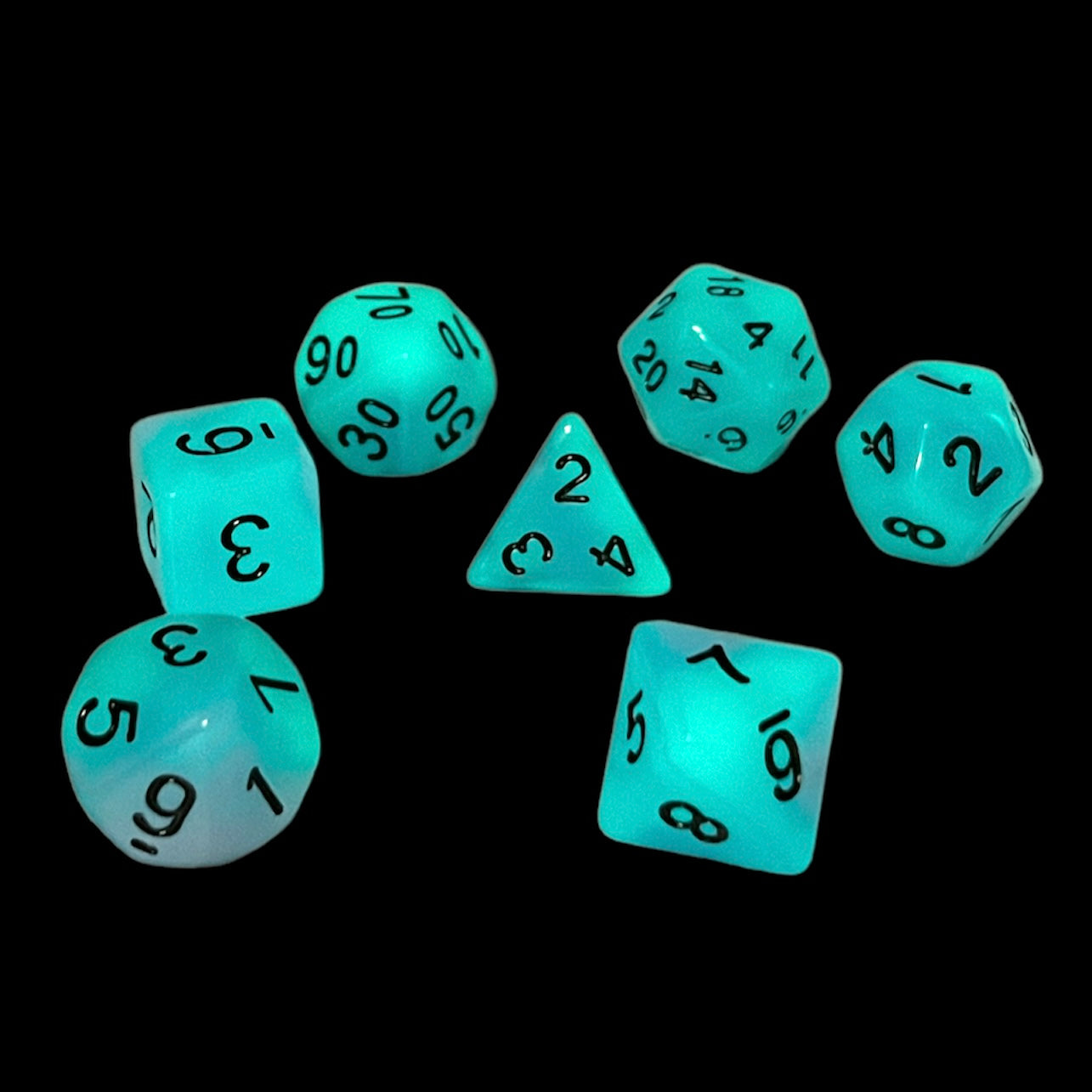 dice4friends-7-teiliges-rpg-w-rfelset-glow-blueberry-blau image 4