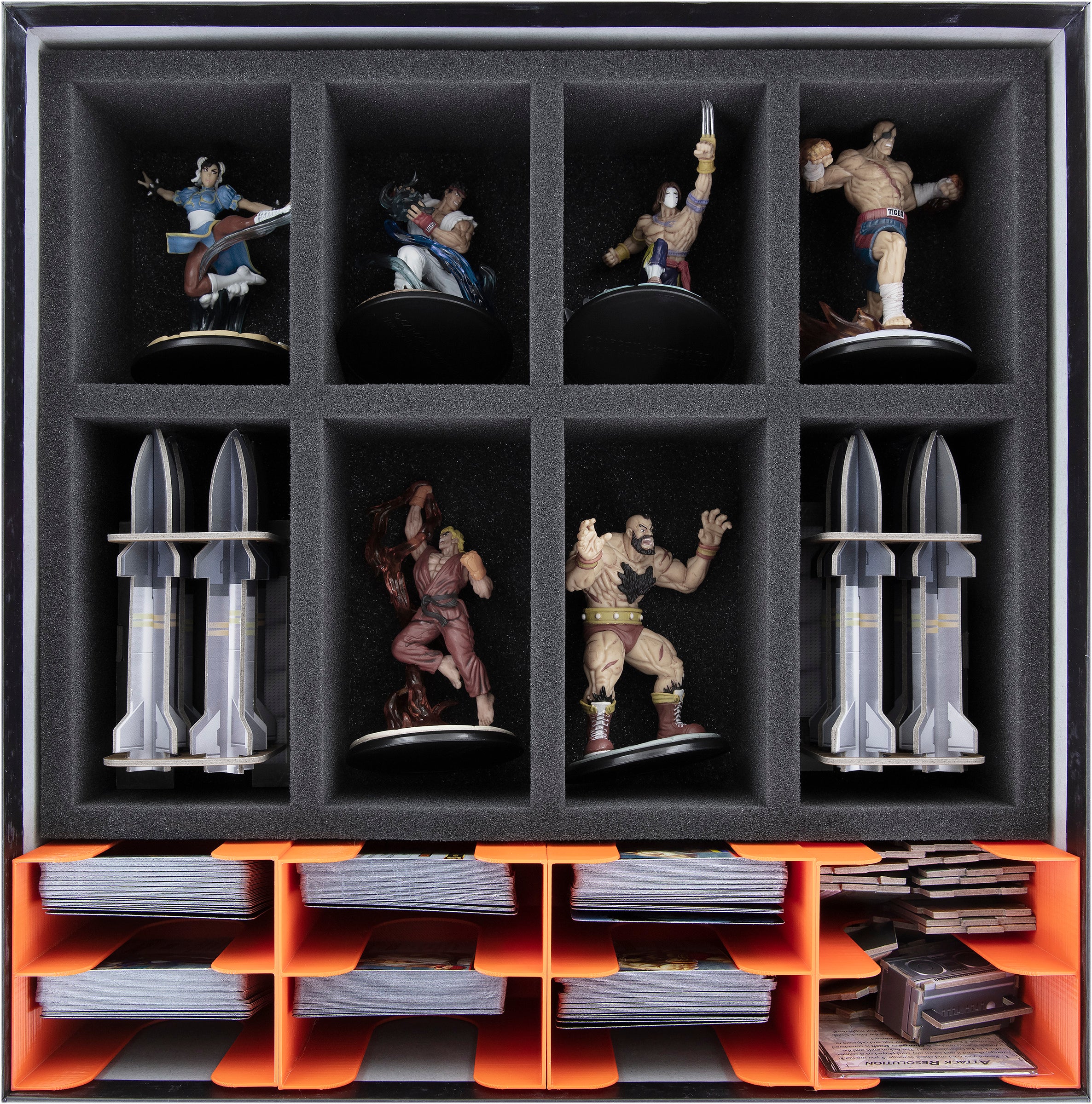 feldherr-organizer-street-fighter-einsatz-core-game-box-schaum image 3