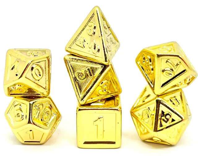 dice4friends-rpg-metall-w-rfelset-embossed-gold-7er-gold image 1