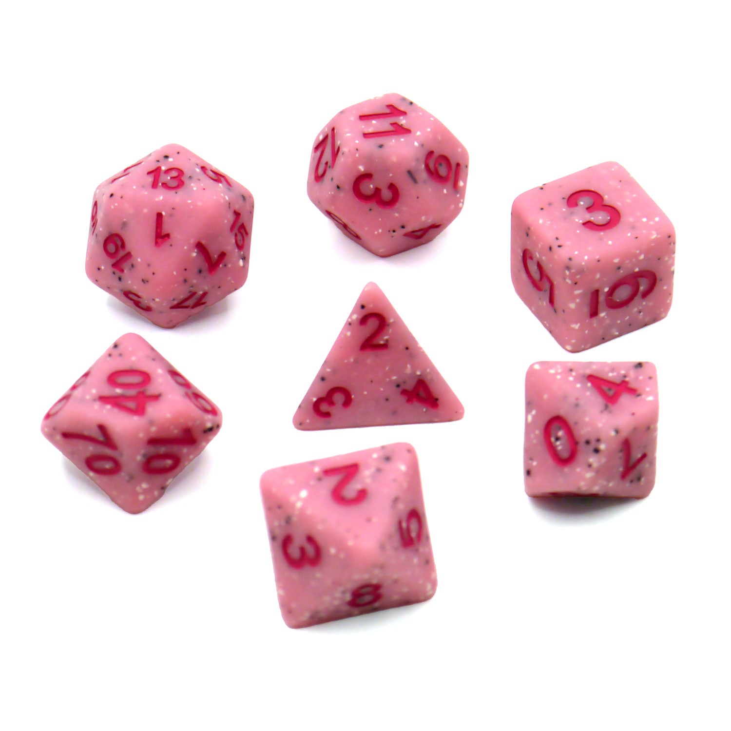 dice4friends-rpg-granite-pink-w-rfelset-7-teilig-gesprenkelt image 2