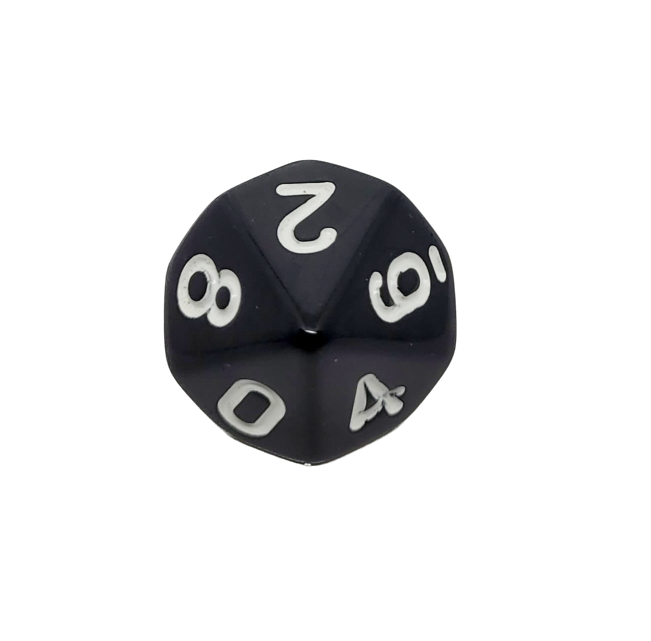 dice4friends-einzelw-rfel-d10-w-rfel-schwarz-wei-0-9-acryl image 1
